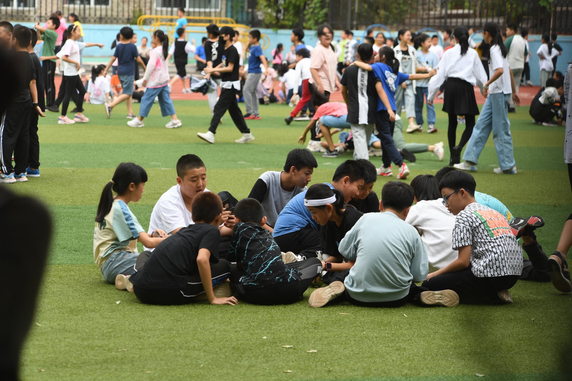 大课间同学们怎么玩 有的玩法你真猜不到