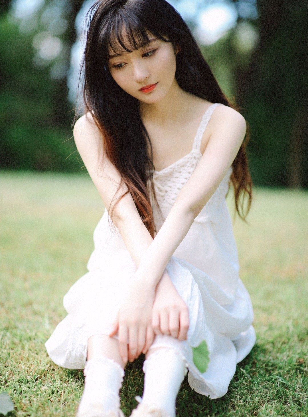 "美少女"韩沐依:清纯靓丽,亭亭玉立__财经头条