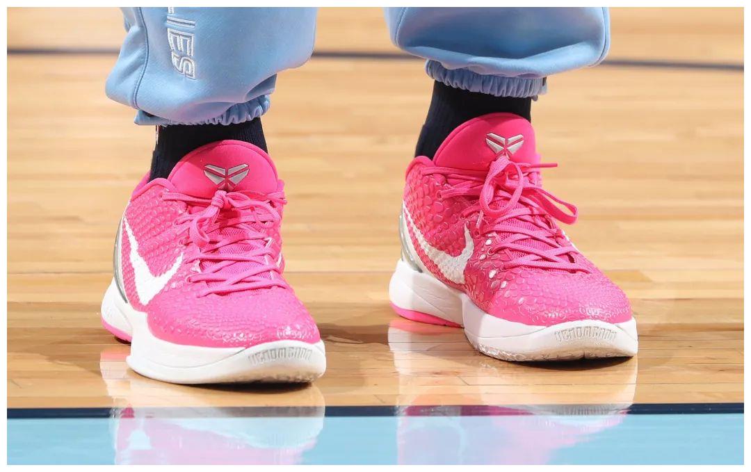 ja morant nike kobe 6 think pink 骚气的粉色十分亮眼 cam reddish