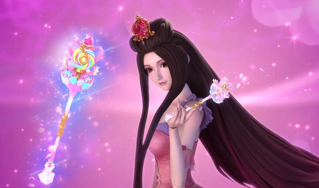 叶罗丽:打开契约书的六支宝杖集齐,辛灵偏心,黑香菱宝杖最好看