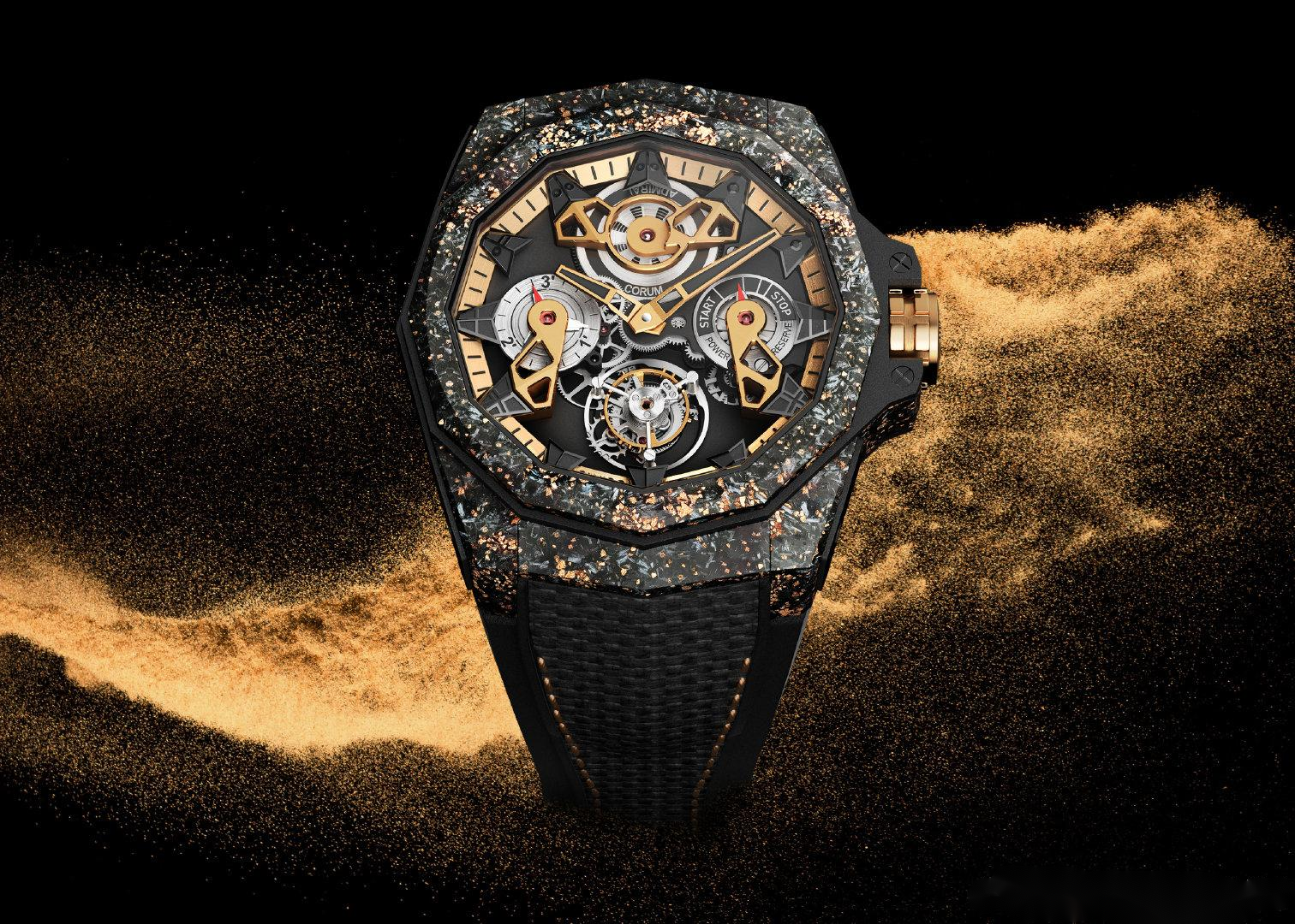 昆仑表:细节美呈现机械魅力 昆仑表海军上将45飞轮镂空腕表发布|昆仑