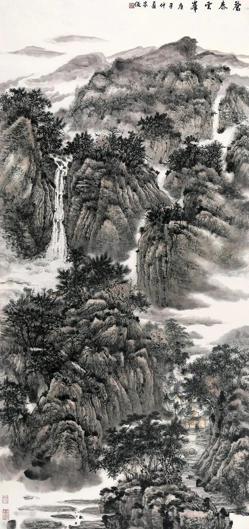 著名画家高家俊山水画作品联展