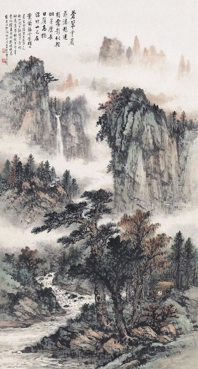 他诗书画皆能擅长山水画是中国著名书画家