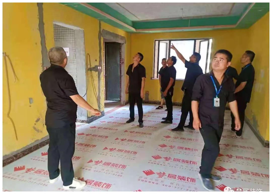 中山梦居装饰工地巡检为品质负责筑牢工程质量防线