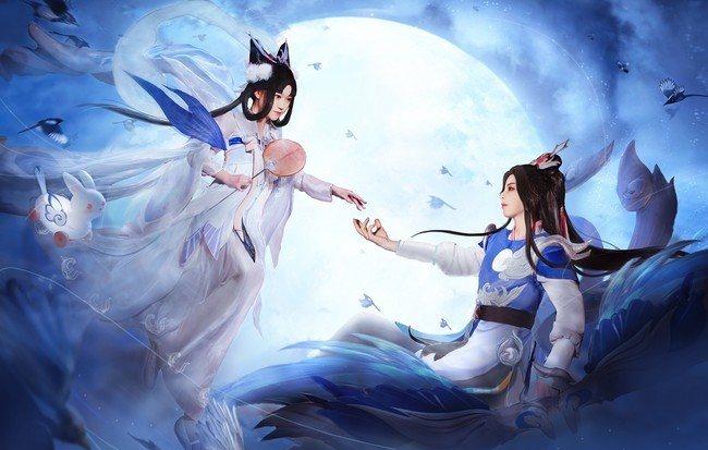 王者荣耀 如梦令嫦娥后裔情侣cosplay正片