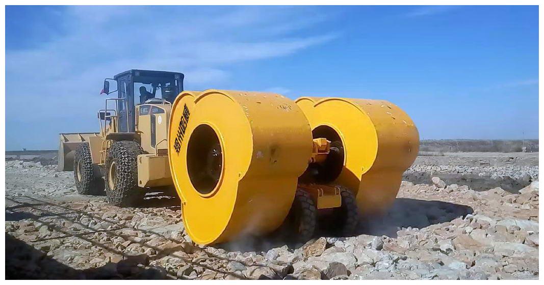 yct25冲击碾压机的优越性,装载机带的冲击压路机是多大型号?