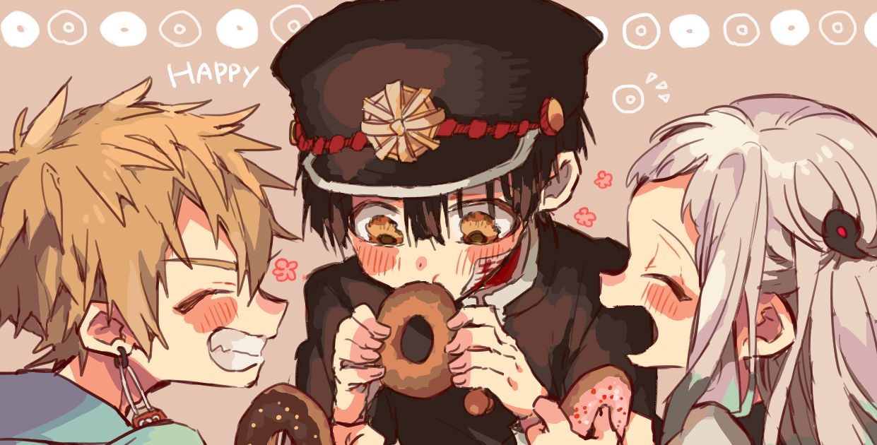 高清动漫美图壁纸桌面情侣头像 地缚少年花子君 来源p站