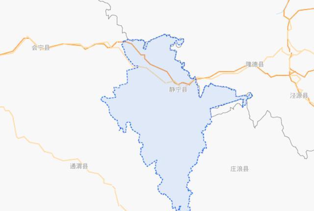 东,北与宁夏隆德,西吉县接壤,西,南与通渭,秦安县毗连,西北与会宁县为