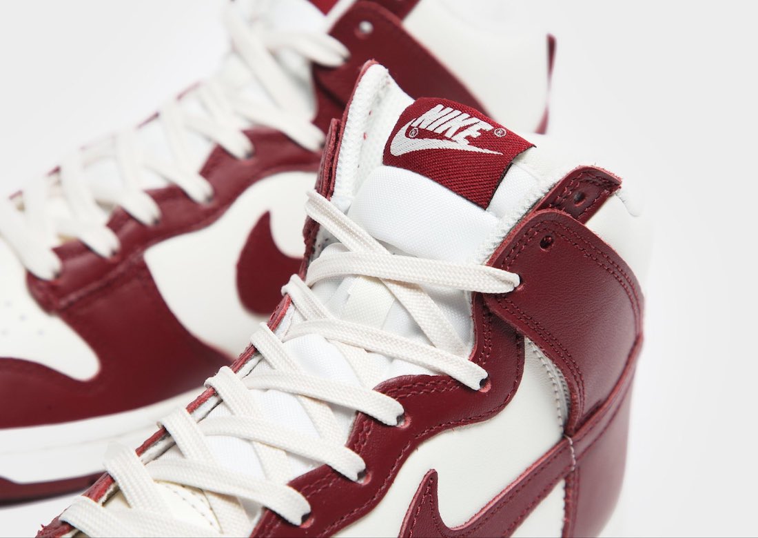 女神独占,nike dunk high「team red」2021 新配色亮相 !