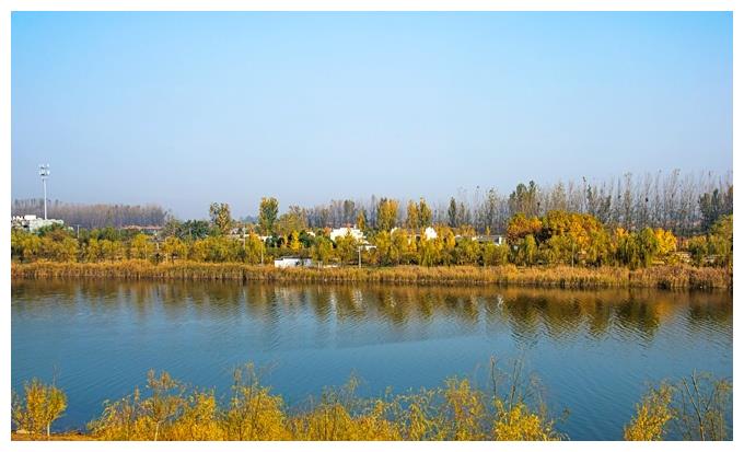 安徽砀山有一处黄河故道环境秀美被誉为皖北小江南