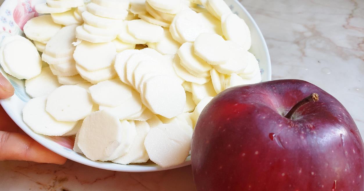 苹果加山药这种做法真好吃营养又美味馋哭隔壁小孩子