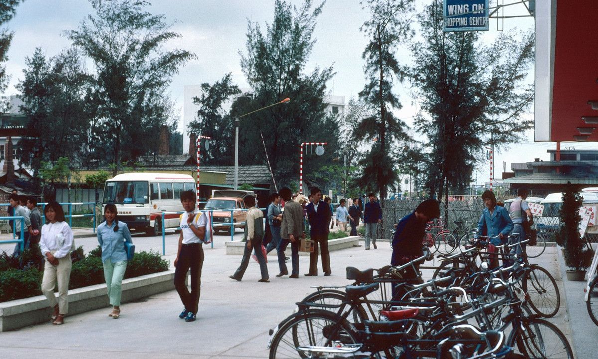 老照片:1984年的深圳,发展刚刚起步,看起来还像一座小县城