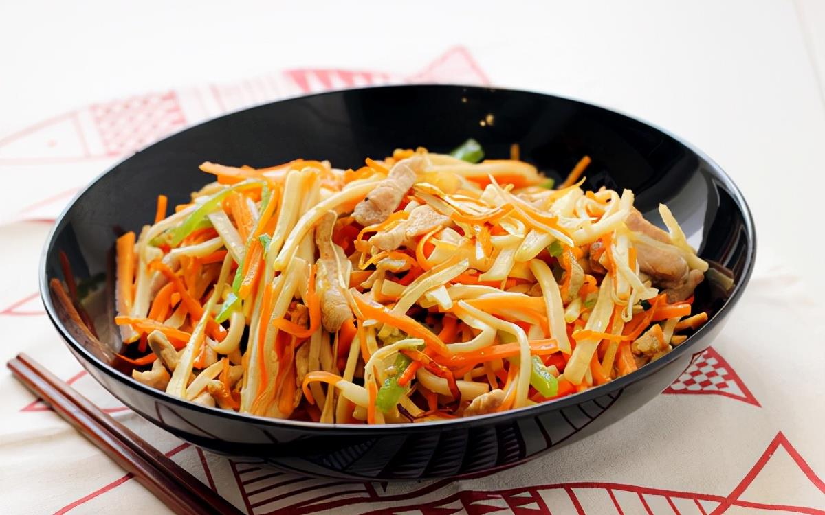 清新小炒:茭白炒肉丝,清新爽口,营养美味,超级简单哦_高清图集_新浪网