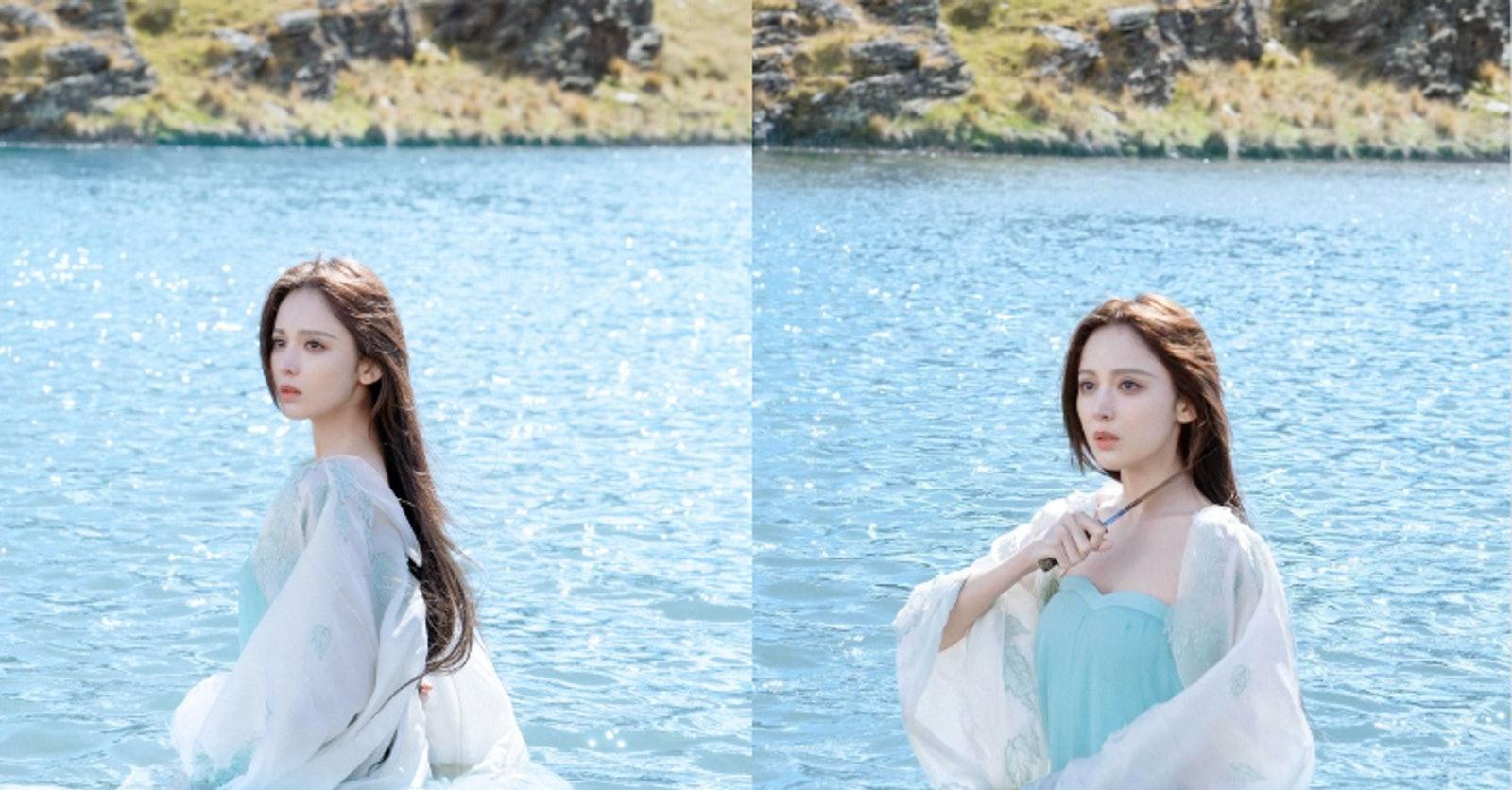 真三国无双最美貂蝉古力娜扎剧照出水芙蓉回眸凝望太美了