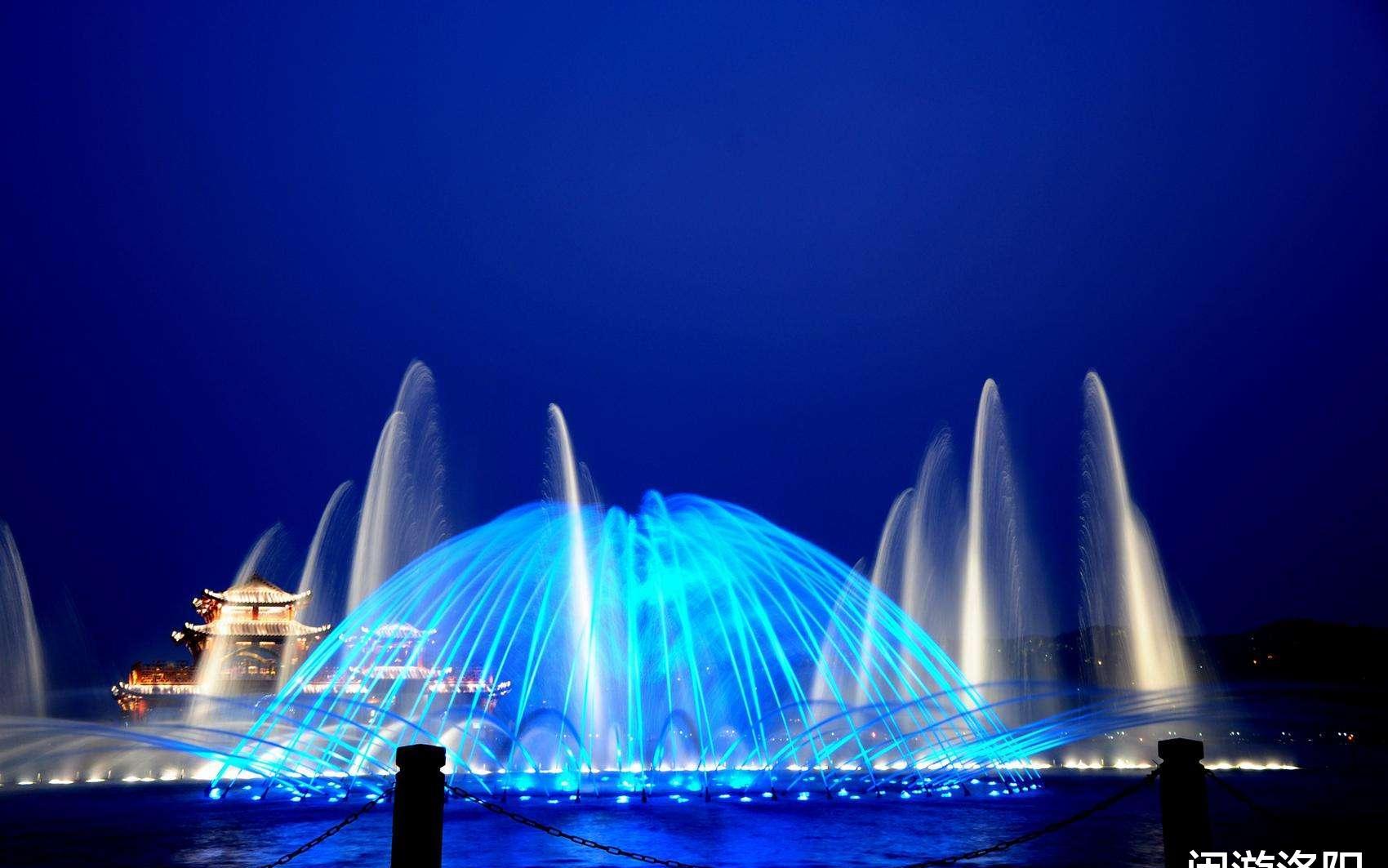 洛阳新区喷泉2022图片
