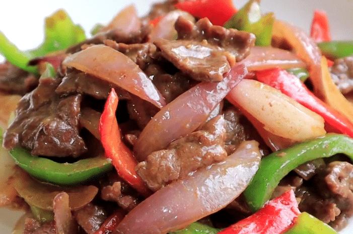好吃的洋葱牛肉片鲜嫩爽口汁浓味美老少皆宜的家常菜