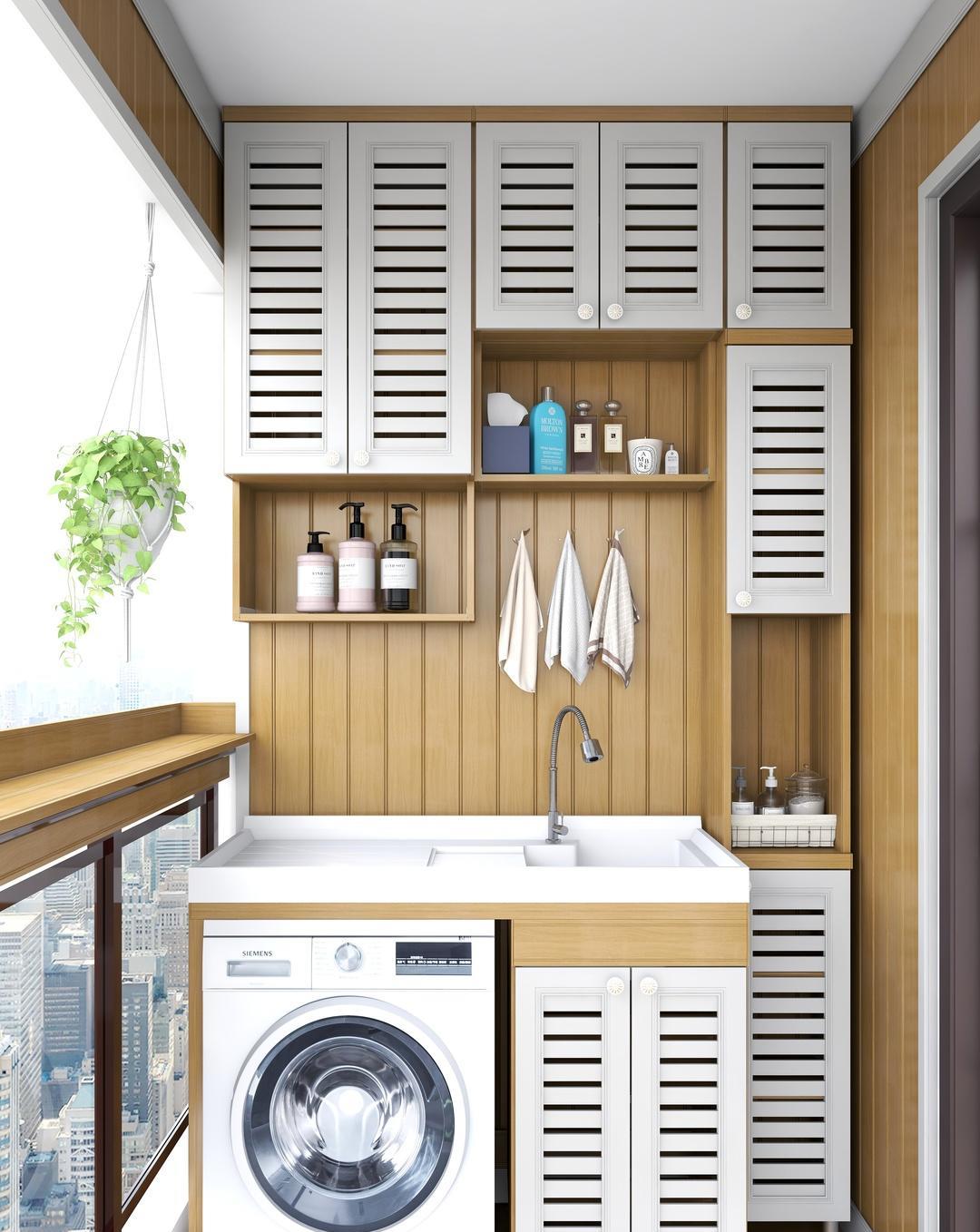 阳台做洗衣房,还需要注意这点!