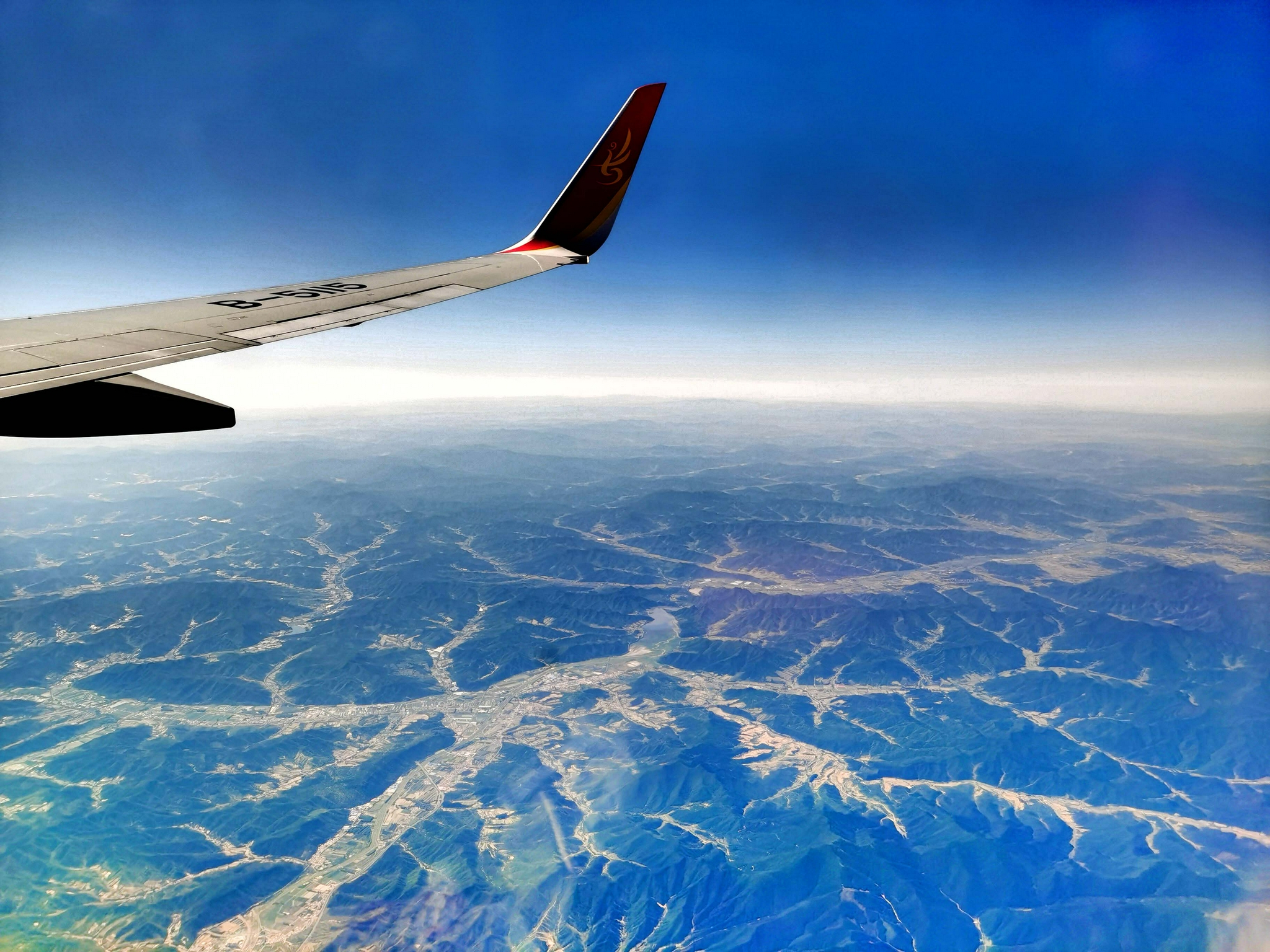 飞机上俯瞰大地,原创拍摄