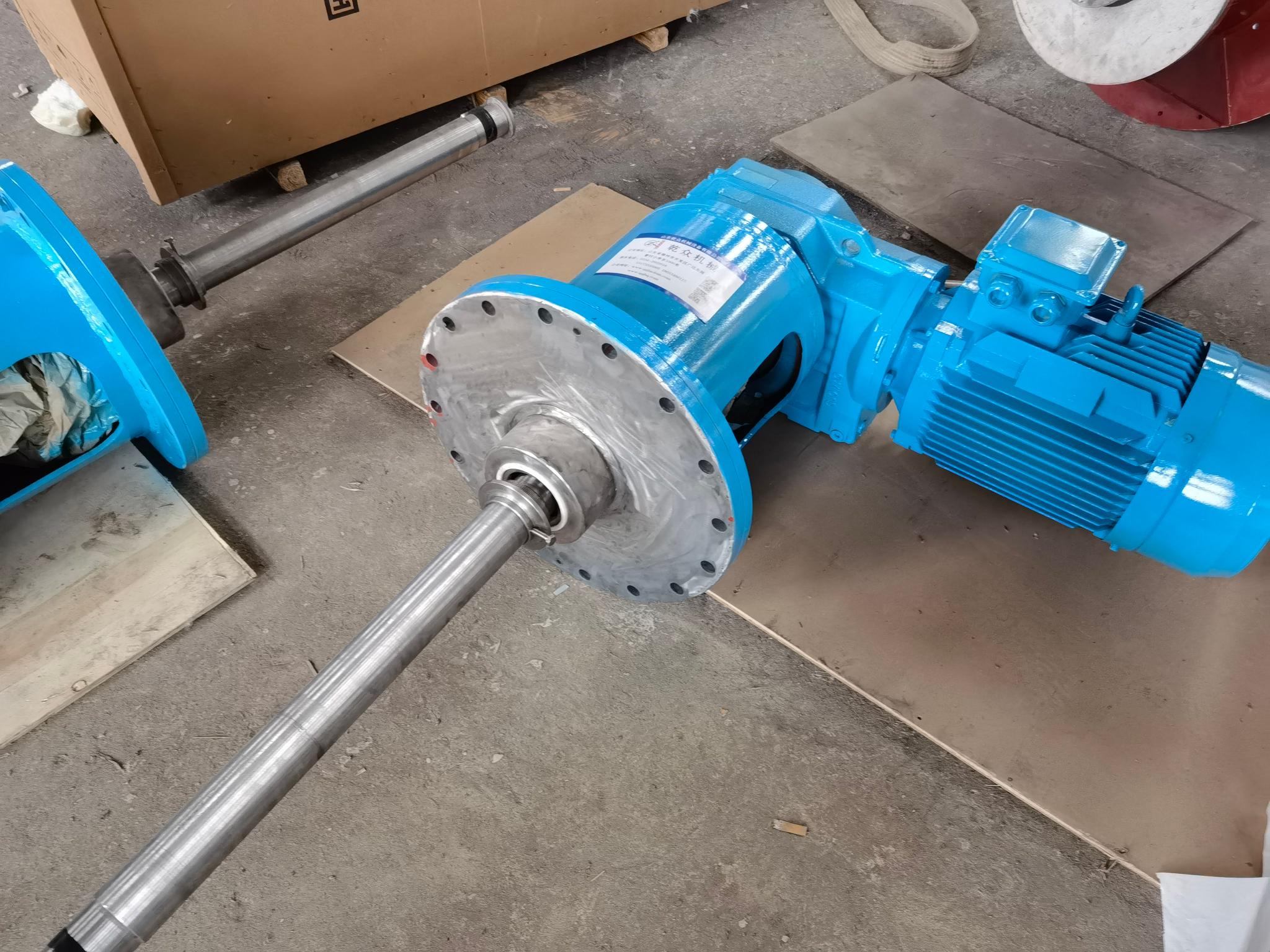 双相不锈钢侧入式脱硫塔搅拌器加工发货