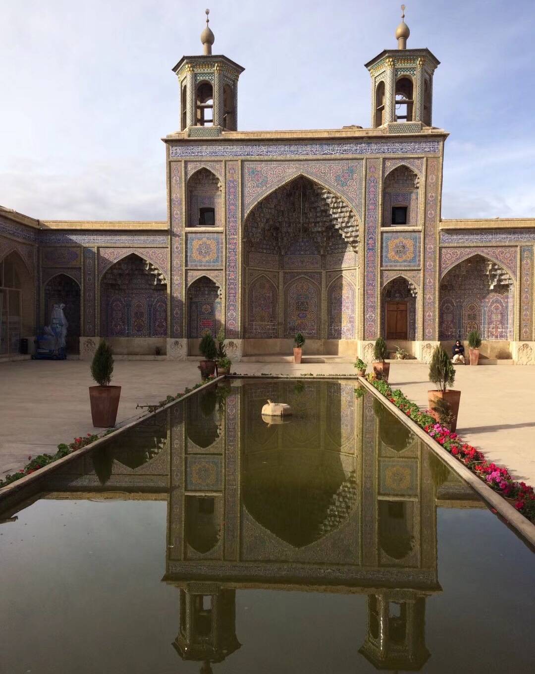 游览 西亚 伊朗 设拉子 粉红清真寺