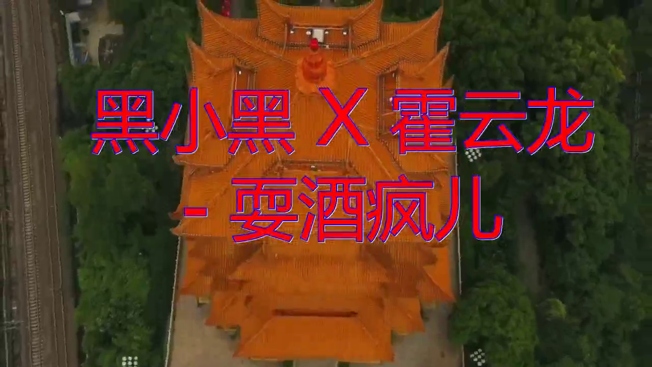 dj何鹏《黑小黑 x 霍云龙 - 耍酒疯儿》,如银铃清脆悦耳