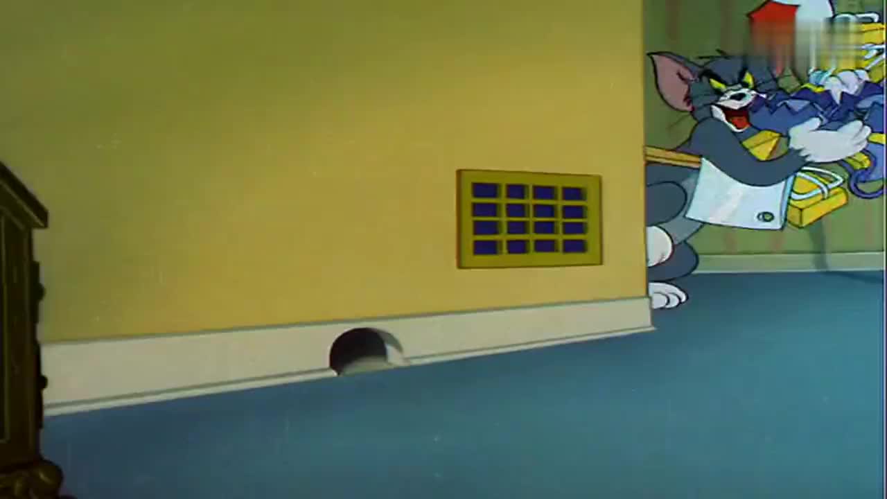 猫和老鼠:老鼠洞口全是猫咪的陷阱,各个都致命,猫咪太狠了