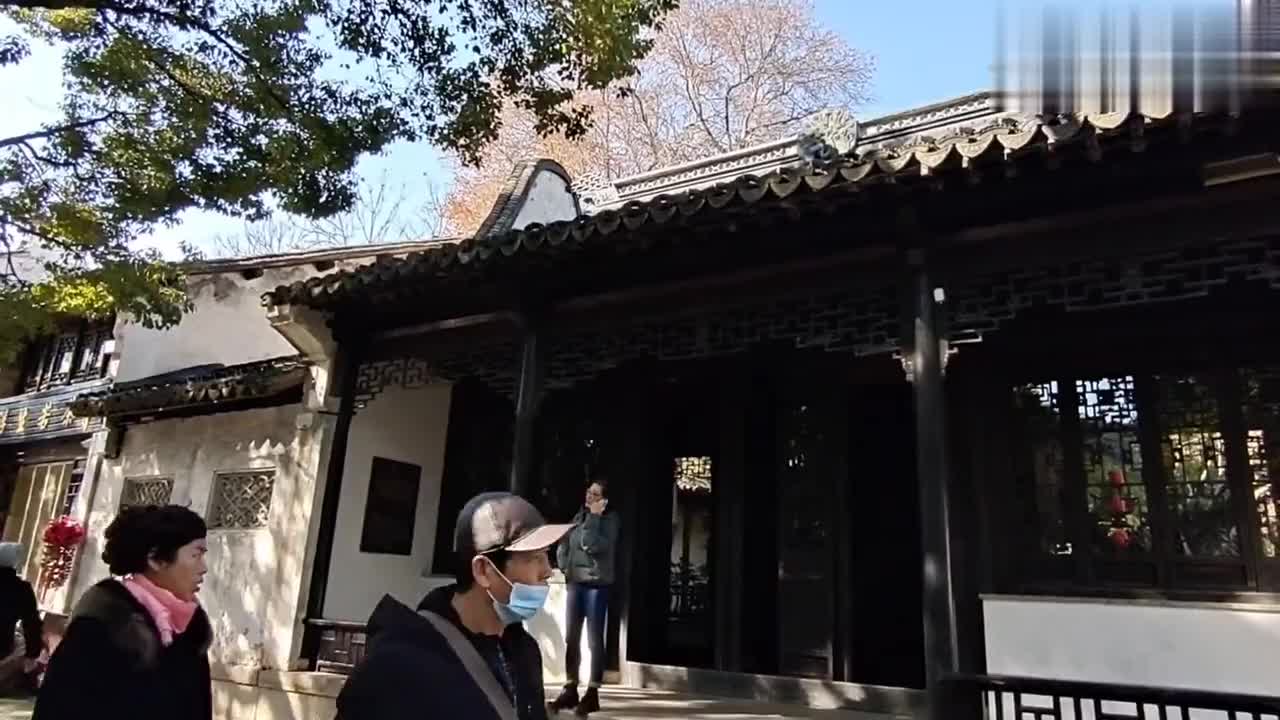 无锡惠山古镇潜庐,占地并不算大,但是很精致,深得江南园林精髓