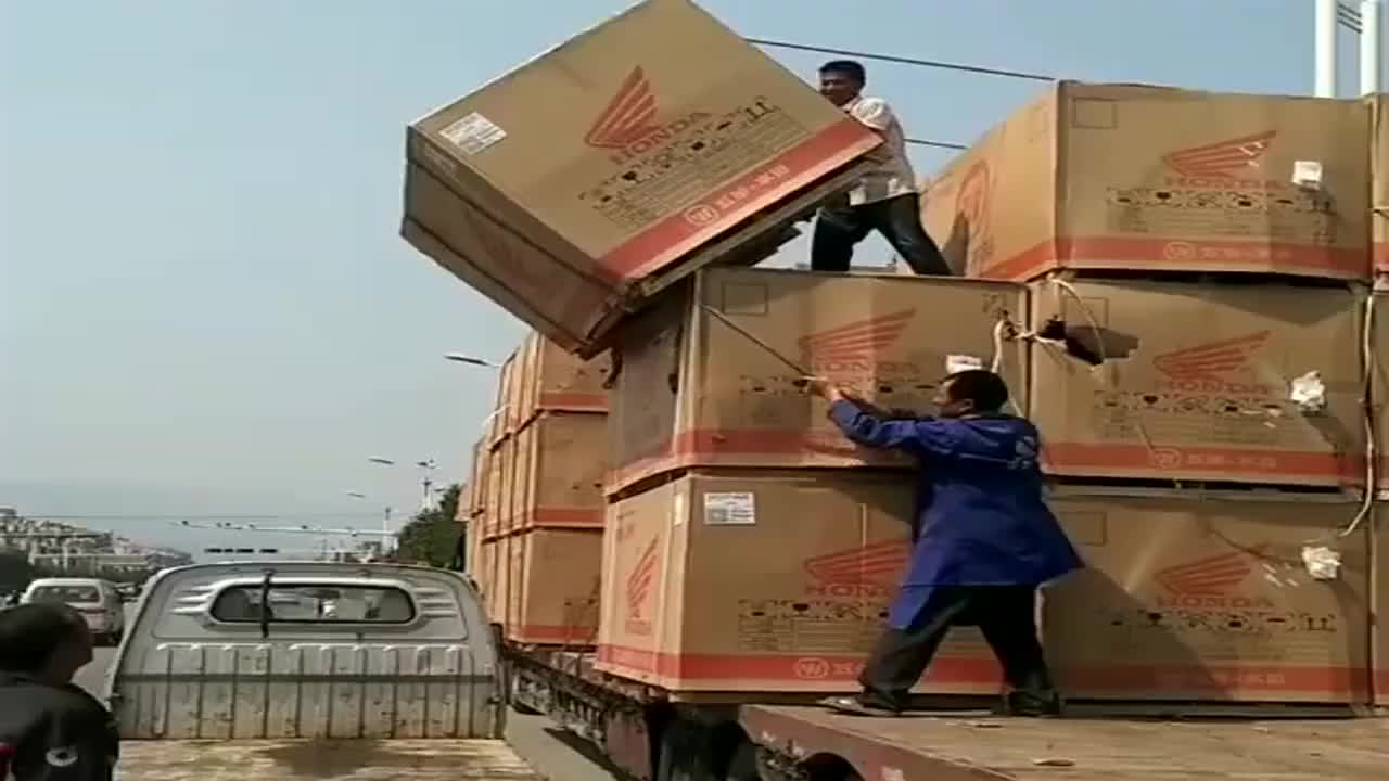 卸货界的扛把子,这样的妙招,一般人不敢用!