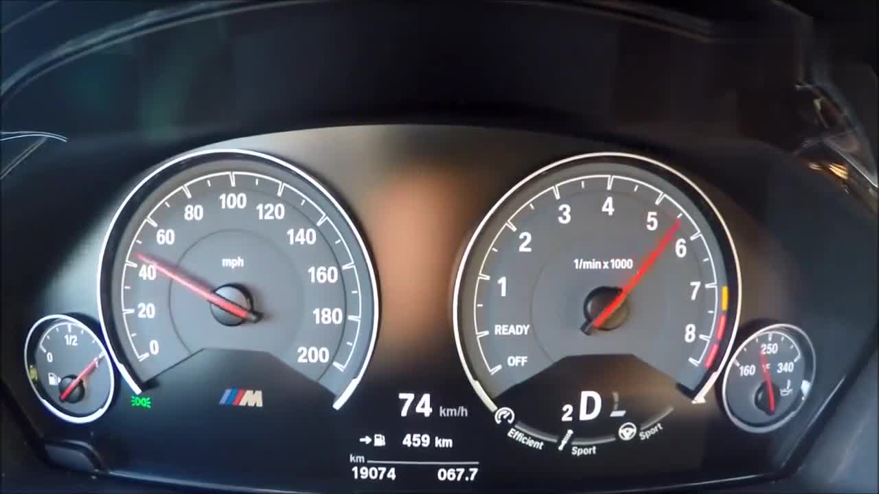 6缸的宝马m3能跑多快仪表盘告诉你