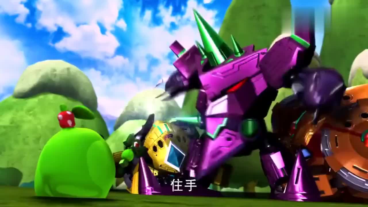 果宝特攻陆小果的小果战宝终于升级成爆果神兵了