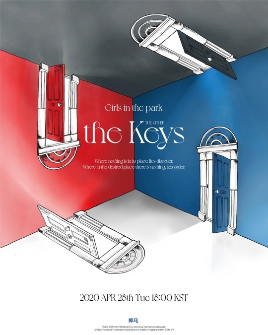 公园少女4月28日携新专辑《the Keys》回归 公开预告形象
