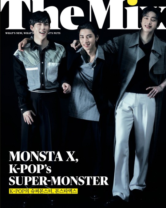 韩国男团monstax最新杂志写真登封面