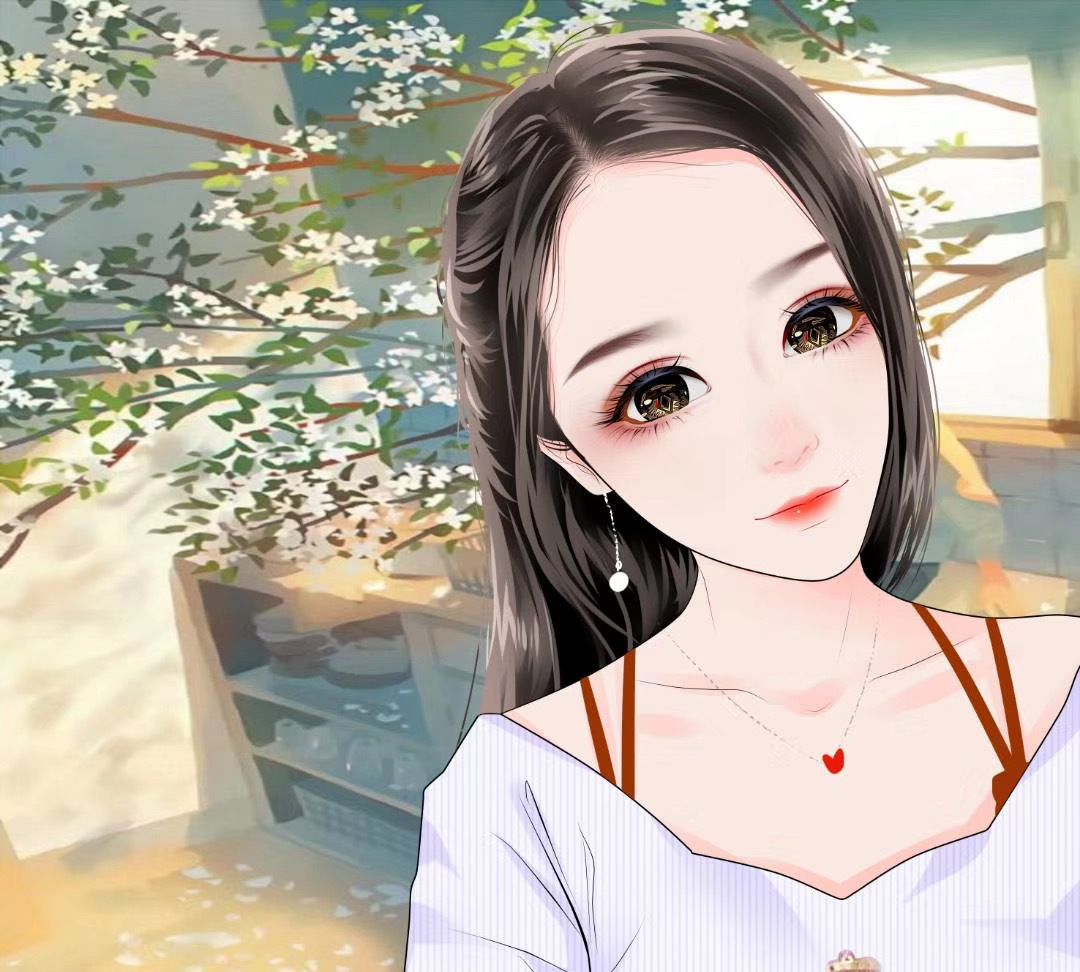 好看的女生手绘微信头像,从头像开始,做美美的自己