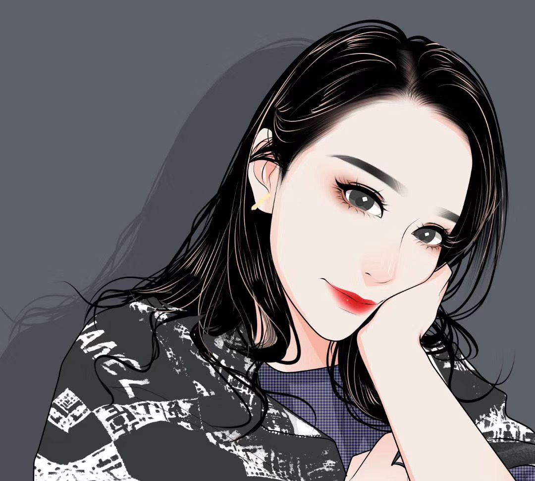好看的女生手绘微信头像,从头像开始,做美美的自己