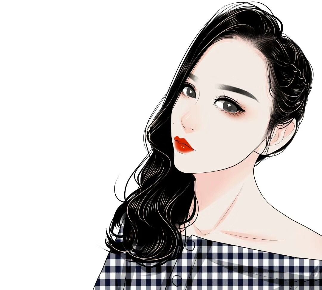 好看的女生手绘微信头像,从头像开始,做美美的自己