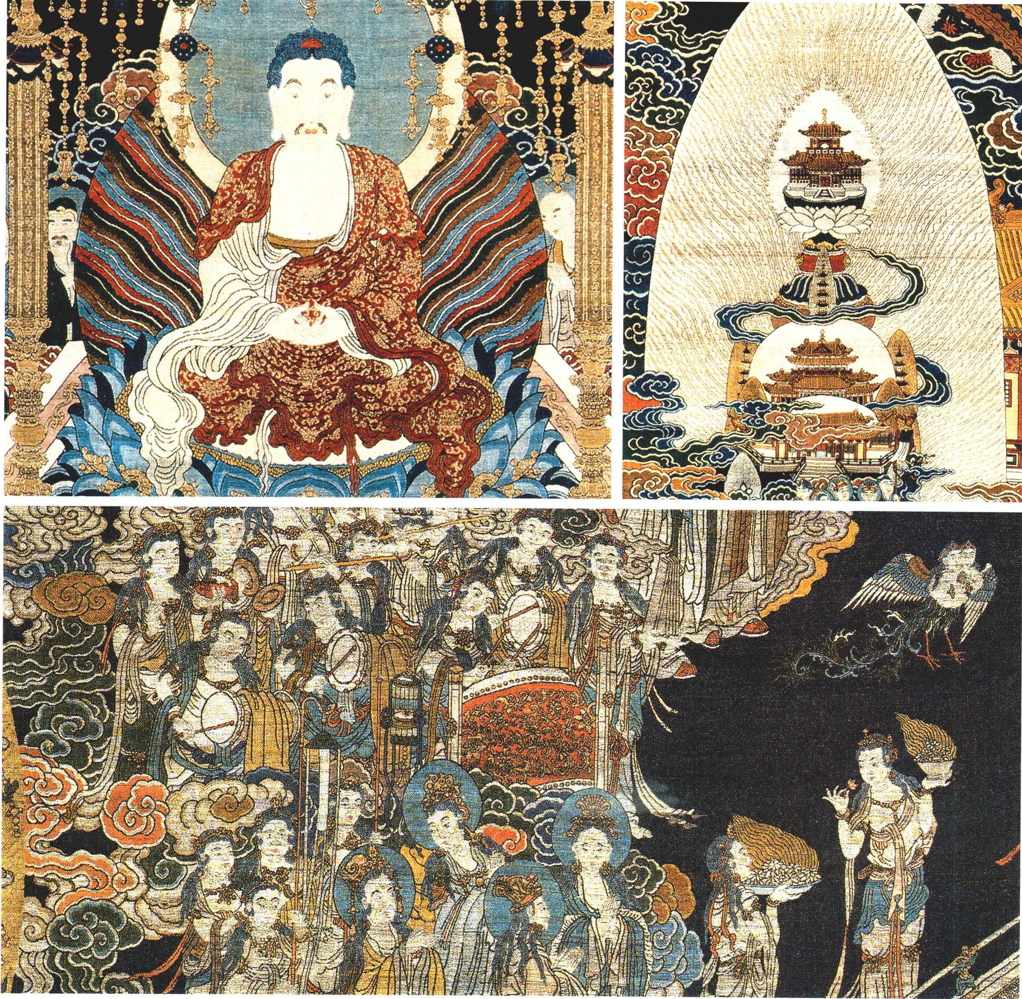 故宫博物院珍藏,《极乐世界图》轴,高手巧匠杰作,举世仅此一幅__财经