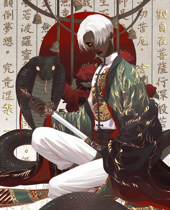 画师"君翎"的个人主题画集《化羽》作品欣赏——熠熠生辉的幻梦