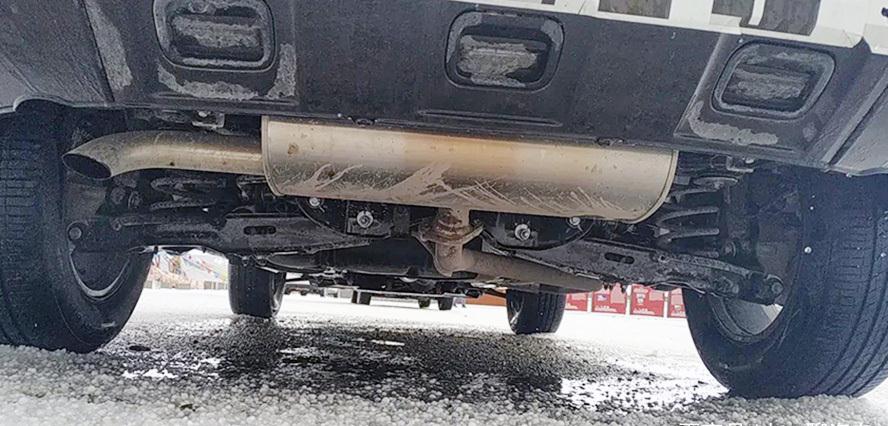 哈弗大狗底盘实拍照曝光承载式车身独立后悬架有四驱