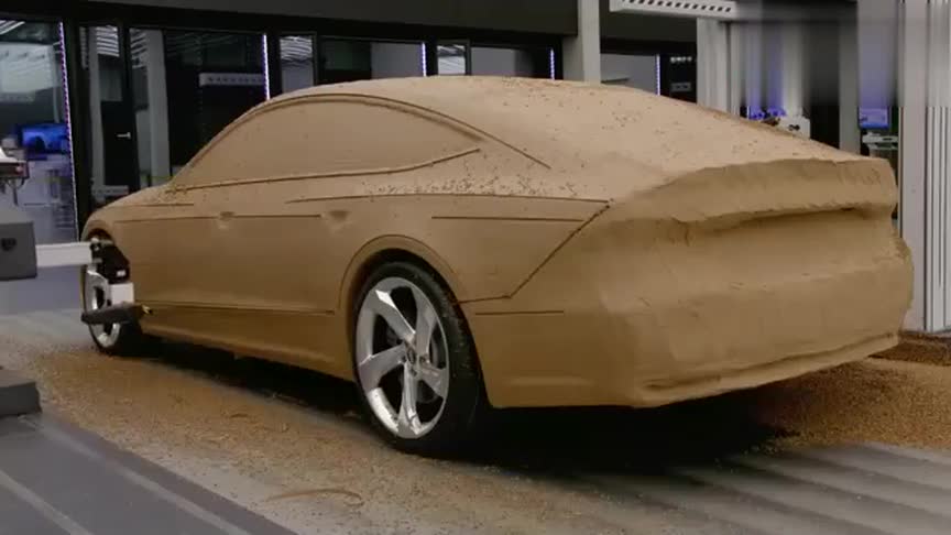 奥迪a7美不美,设计部门油泥模型大揭秘