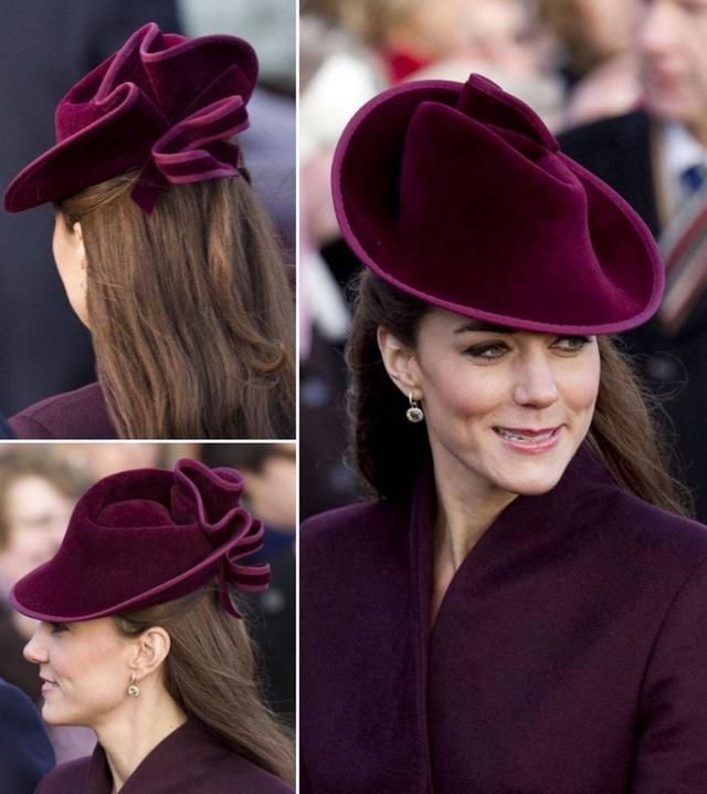 凯特王妃复古经典装扮搭配礼帽最具特色气质高贵