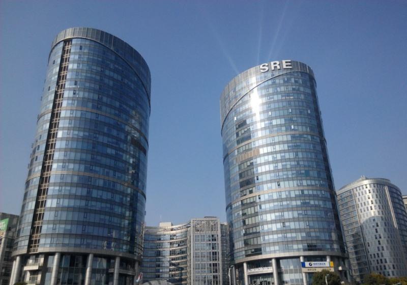 上海市普陀区经典而完美的建设成果中环路金沙江路的十字路口