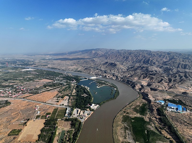 沙水交融 魅力沙坡头|宁夏|治沙|圆弧_新浪新闻