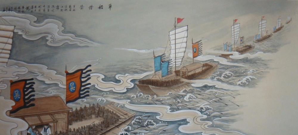 "草船借箭"这个故事是:三国时期,周瑜与曹操大战, 因为笔敝荑ぞ