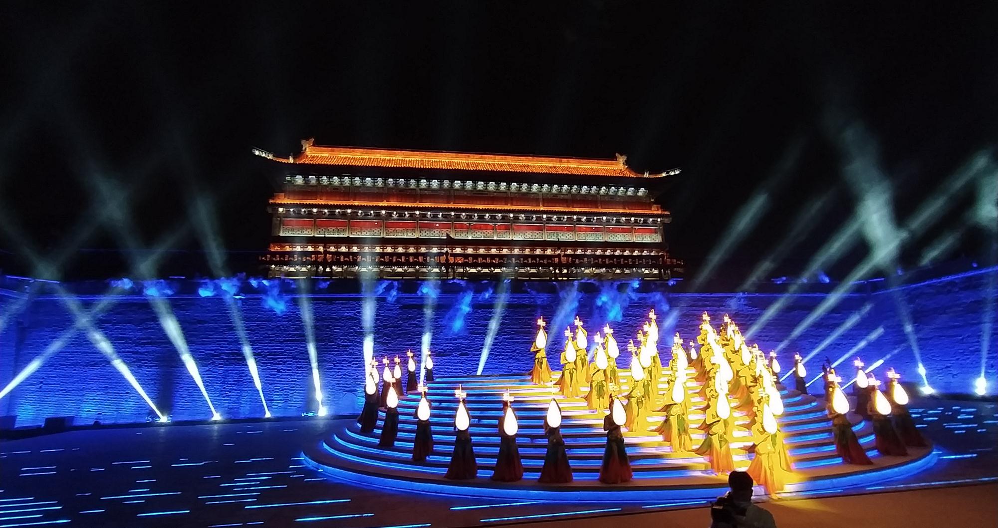 西安城墙永宁门,七月《梦长安》华彩再现,让你感受大唐迎宾礼!