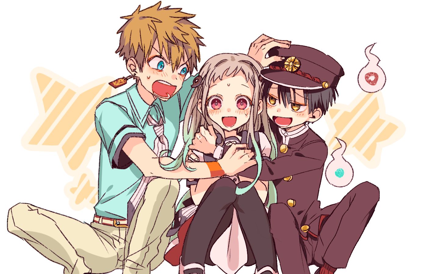 高清动漫美图壁纸桌面情侣头像 地缚少年花子君 来源p站