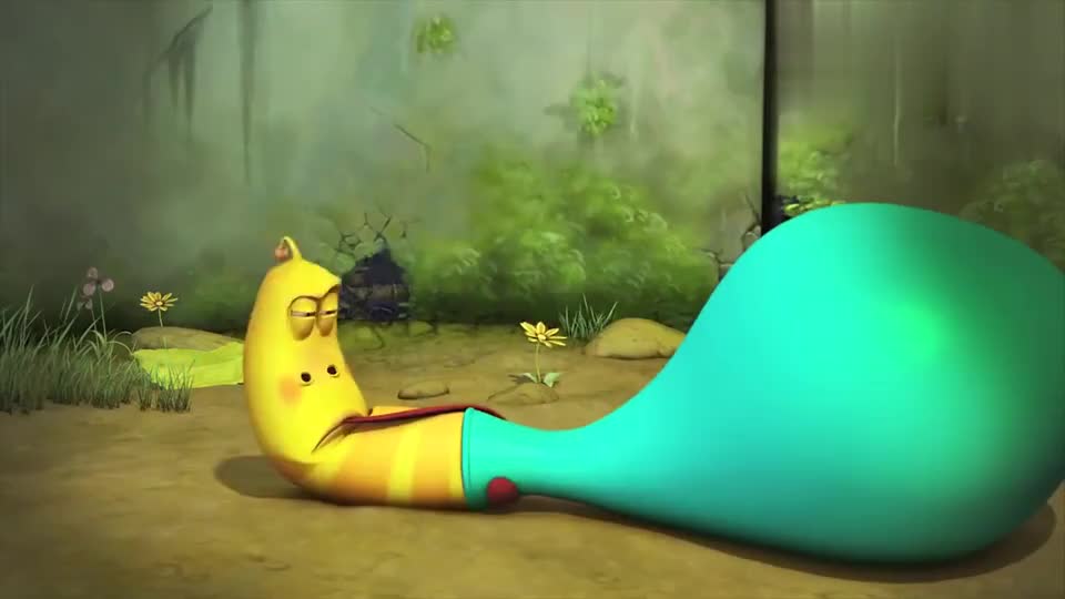 爆笑虫子:小黄总放屁,自己都要被熏死了,于是他就用气球装屁