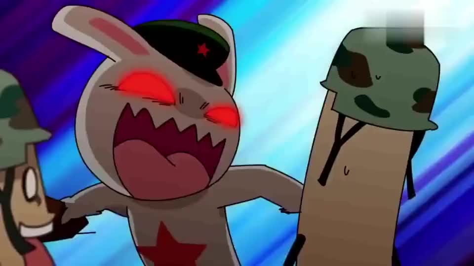 那年那兔那些事兔子对战鹰酱鹰酱还敢竖中指直接给他砍断