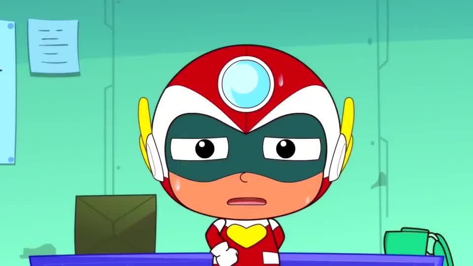 开心超人联盟:开心超人很生气,一个激动,把石板都给举起来了