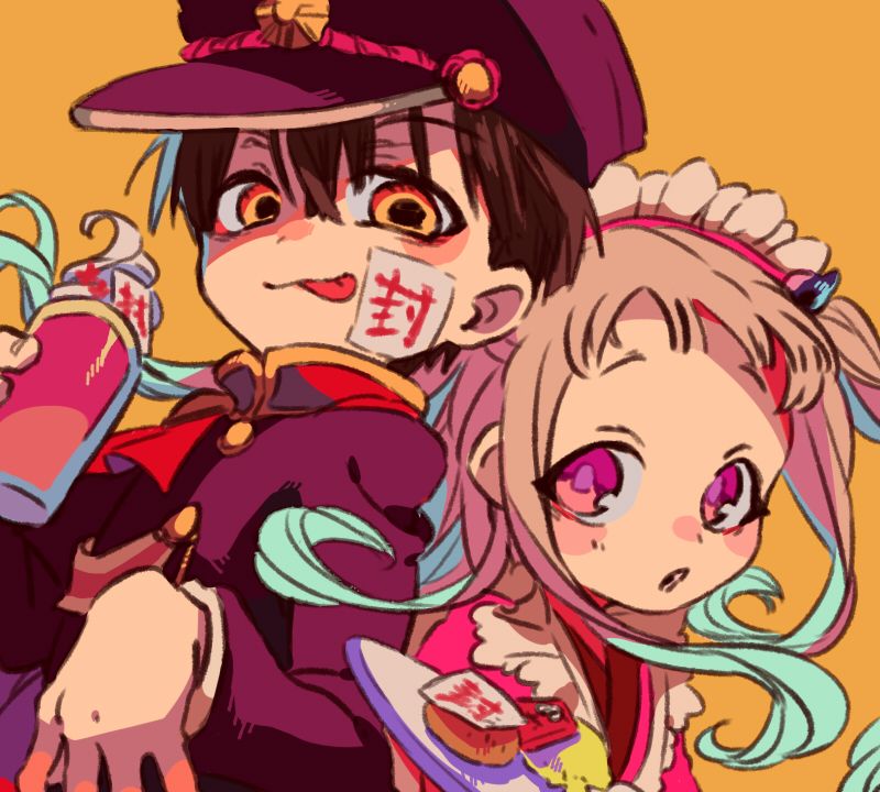 高清动漫美图壁纸桌面情侣头像 地缚少年花子君 来源p站