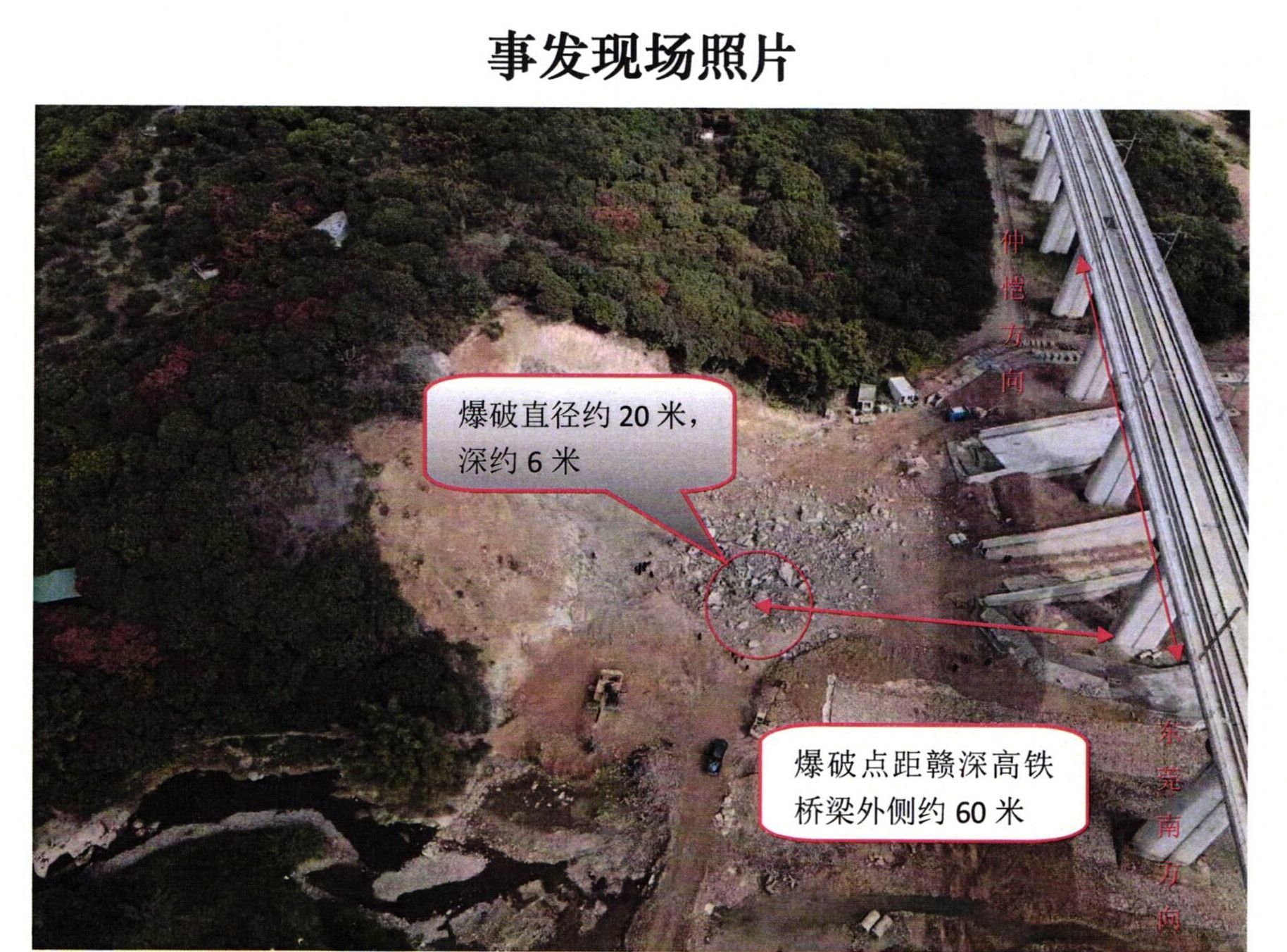 险这起施工爆破事件严重危及赣深高铁安全有关部门提醒注意